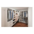 thumbnail image 2 of Closet Evolution Essential Shelf Organizer White Wood Closet Tower 25 in. W, 2 of 4