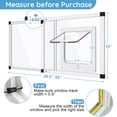 thumbnail image 4 of Puerta para Gato para Ventana Corredera con Marco de Aluminio y Vidrio HD Yoochee, 4 of 6