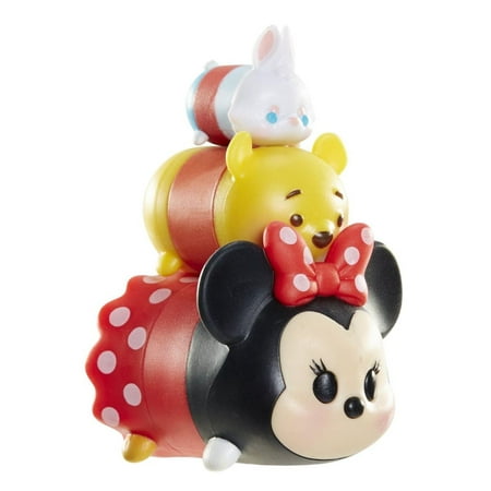 Disney Tsum Tsum White Rabbit, Winnie the Pooh & Minnie Mini Figures, 3 Pack