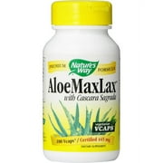Nature's Way Aloemaxlax With Cascara Sagrada Vegetarian Capsules, 100 CT