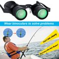 MIGAINO Outdoor Fishing Binoculars Glasses 10X Zoom Magnification