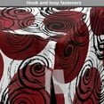 thumbnail image 4 of Abstract Dog Crate Cover, Swirling Paintbrush Streaks on Circular Motifs, Easy to Use Pet Kennel Cover Small Dogs Puppies Kittens, 7 Sizes, Maroon Grey, by Ambesonne, 4 of 6