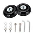 thumbnail image 1 of Uxcell Roues de Remplacement pour Valise en PU Kit de Réparation pour Sacs de Chariot 60x24mm, 1 of 7