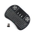 thumbnail image 3 of 2.4G Wireless i8 Mini Keyboard With Backlit and Li-ion battery air mouse remote, Black, 3 of 4