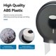 thumbnail image 4 of CHAO Dispensador de papel higiénico Jumbo de un solo rollo, soporte redondo para papel higiénico montado en la pared, dispensador de papel higiénico impermeable de plástico para baño(negro), 4 of 5