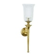 thumbnail image 5 of DecMode Gold Aluminum Metal Wall Sconce with Glass Holder, 5 of 7