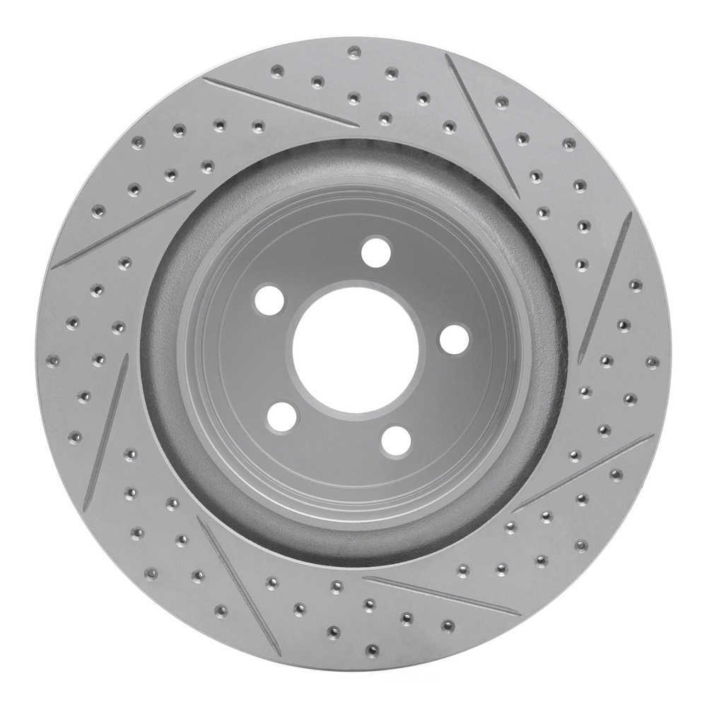 Dynamic Friction Company 830-39021L DFC Geoperformance Rotor - Drilled and Slotted
