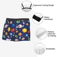 thumbnail image 4 of Disketp Space Planet Men's Boxer Briefs,Soft and Breathable Cotton Underwear with ComfortFlex Waistband, 4 of 7