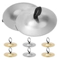thumbnail image 1 of CIMAXIC 4 Paires Cymbales à Doigt Compactes en Laiton pour Danse, Musique et Fête Accessoires de Rythme, 1 of 8