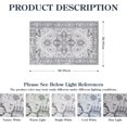 thumbnail image 2 of HAHDAXIA Boho Door Rugs for Entryway Indoor - 2x3 Washable Non-Slip Rug Small Area Rug for Bedroom Throw Lightweight Kitchen Rugs Bathroom Mat, Grey Oriental Print Doormat Capet for Living La, 2 of 7