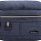 thumbnail image 2 of Bolsa bandolera de lona reflectante para hombre, para teléfono, viaje de trabajo (azul horizontal) Ehuebsd Para Estrenar, 2 of 9