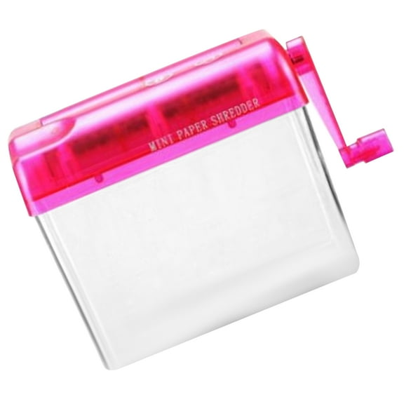 COMPUKAS Daily Manual Shredder Plastic Household Red 1Pcs