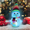 thumbnail image 6 of Christmas Snowman Light Rechargeable LED Night Light Colorful Led Lights Rechargeable Christmas Lamp Novelty Cute Silicone Touch Bedside Lamp for Bedroom Dorm Decor Christmas Gift, 6 of 9