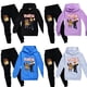 thumbnail image 2 of juego de dibujos animados suéter de algodón traje para niños y niñas Sudadera con capucha pantalones casuales regalos de cumpleaños para niños, 2 of 5