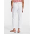 thumbnail image 3 of Time and Tru Women's Tapered Pull on Pant, 3 of 5