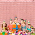 thumbnail image 4 of HomeCozy Party Rain Tinsel Reflective Photo Backdrop Solid Color Party Backdrops Celebration Decorate Parties Square Shape Birthday Party Decoration Foil Fringe Tinsel for Wedding, 4 of 8