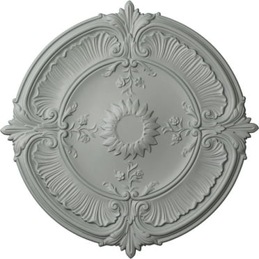 Ekena Millwork CM30AT 30.12 in. OD Architectural Attica Acanthus Leaf Ceiling Medallion