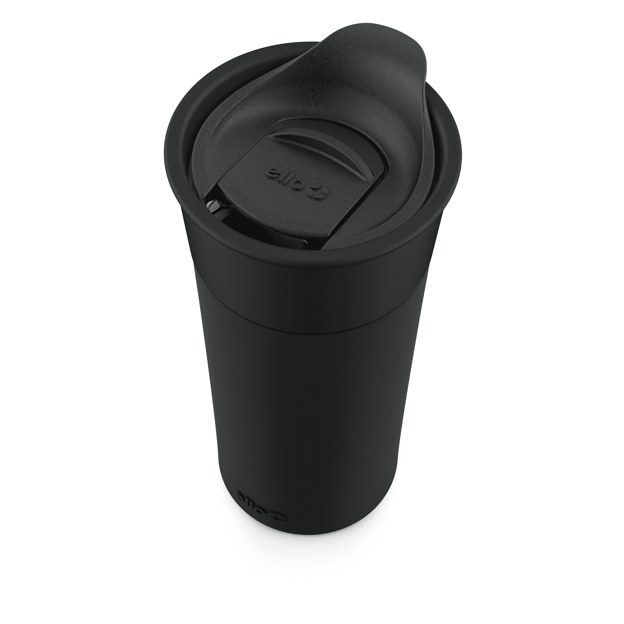 (4 pack) Ello Ogden 16oz Ceramic Tumbler, Black