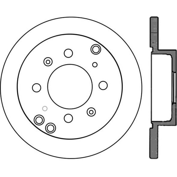 Centric Parts Disc Brake Rotor P/N:320.51007