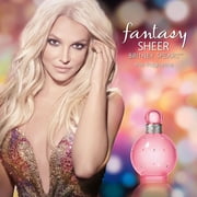 Britney Spears Fantasy Sheer Eau De Toilette, Perfume for Women, 3.3 oz