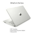 thumbnail image 6 of HP 15.6" FHD Laptop, AMD 6-Cores Ryzen 5-5500 up to 4.0GHz, 8GB RAM, 1TB SSD, Bluetooth, WiFi, HDMI, USB-C, Windows 10, Silver, Bundle with USB Hub, 6 of 6