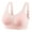 Khaki, variant on Womens Bras Front Closure Wireless Comfortable Support Full Coverage for Middle Aged Plus Size 36C 38D 40B Nylon Soft Everyday Wear 4 Colors