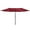 Wine Red, variant on Outsunny 15' Extra Large Double Patio Umbrella for Pool, Cream White