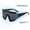 black, variant on Personalized Large Frame Black Cycling Sunglasses Windproof Protection Sports Eyewear for Men & Women Outdoor Running Adventure Unisex Anti-glare UVA/UVB Protection