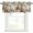 Gray, variant on Coffee Tea Time Kitchen Valances for Windows, Vintage Cup Roses Floral Rustic Bathroom Window Valances 60x18 Inch Rod Pocket Window Treatments Valance Curtains for Living Room Bedroom Decor