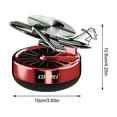 thumbnail image 3 of Bdday Garden Decor for Outside Aeroplane Solar Rotating Car Aroma Jewellery Helicopter Car Aroma Car Perfume Interior Decoration Accessories Car and Home Diffuser Party Decorations, 3 of 4