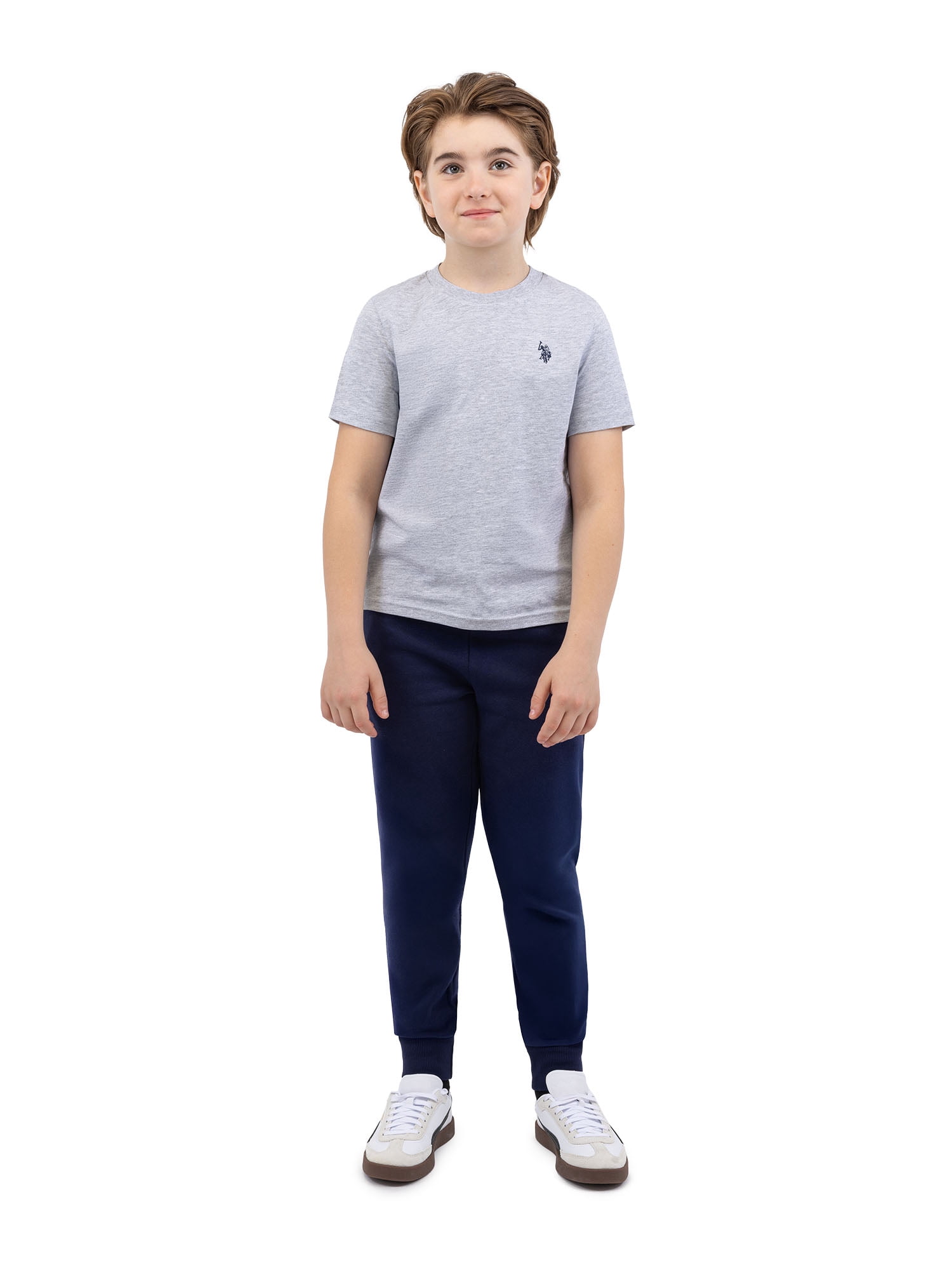 U.S. Polo Assn. Boys Crewneck T-shirt, Sizes 4-18