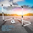 thumbnail image 4 of Football Goal Post Net Toy, Foldable Football Net Goals Post Indoor Outdoor Soccer Sport Games Mini Training Practice Set for Soccer Sport Training Games Boys[White], 4 of 9