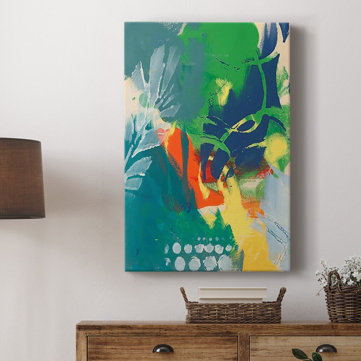 Tropical Graphics II Premium Gallery Wrapped Canvas - Ready to Hang