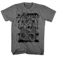 thumbnail image 1 of Poison Rock Band Skull And Snake American Classics Adult T-Shirt, 1 of 2