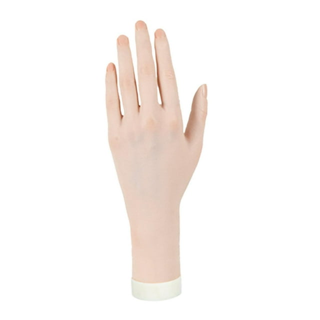 Xuanheng Practice Mannequin Hand for Rings Photo Props Acrylic Nails Practice Training left hand
