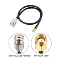 thumbnail image 2 of Cable coaxial RP-SMA Macho a UHF SO-239 Hembra Unique Bargains 16 Pulgadas, 2 of 5