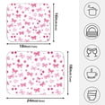 thumbnail image 2 of Ryvnso Bows and Strawberry Dish Drying Mat for Kitchen Countertop 18x24 Large Dish Pad Drainer Rack Dish Sink Mats, 2 of 7