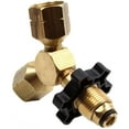 thumbnail image 2 of Mr. Heater 2 in. D Brass/Plastic Propane Y Female Adapter, 2 of 2