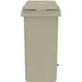 thumbnail image 3 of Pemberly Row Plastic Step-On Touchless 32 Gallon Trash Can in Tan, 3 of 5