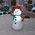 thumbnail image 1 of Airblown Inflatables G08 113384X 4 ft. Airblown Snowman Inflatable with Hat & Scarf, 1 of 1