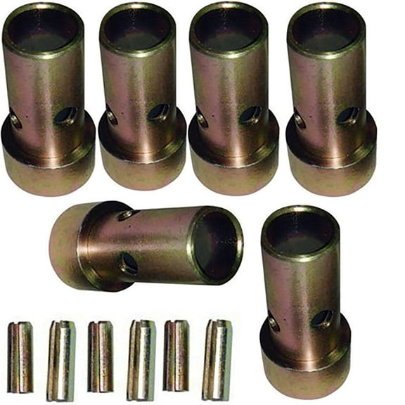 Three Fits CAT 2 Quick Hitch Adapter Bushing with Roll Pins