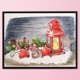 thumbnail image 3 of 11CT bordado completo Navidad luz algodón estampado punto de cruz decoración del hogar Tmvgtek decoración de arte en el hogar, 3 of 9