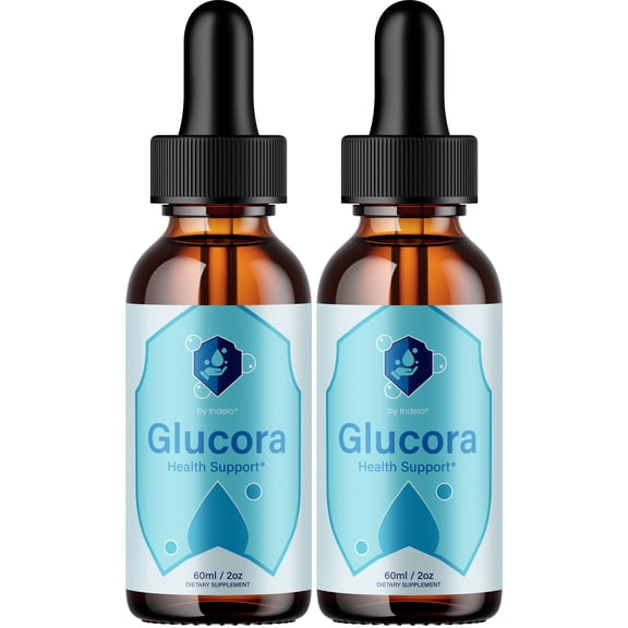 Glucora – Natural Liquid Formula Drops for Health Support (2 Bottle - 2  Month Supply)