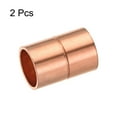thumbnail image 3 of Unique Bargains 10mm Straight Copper Pipe Coupling Connecting Adapter Solder Connection for Plumbing 2 Pack, 3 of 5