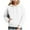 White, variant on Xudanell Womens Oversized Hoodies Comfort Colors Sweatshirts Loose Pullover Lightweight Gym Clothes for Woman Khaki S