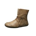 thumbnail image 2 of Nuevas botas de tubo medio para mujer de otoño/invierno, botas planas de color sólido, botas de nieve para mujer Wmkox8yii ghj1452, 2 of 6