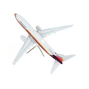 Boeing 737-800 Commercial Aircraft "American Airlines - AirCal" Gray with Stripes "Gemini 200" Series 1/200 Diecast Model Airplane by GeminiJets