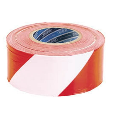 

Draper Tp-Bar 75Mm X 500M Red And White Barrier Tape Roll