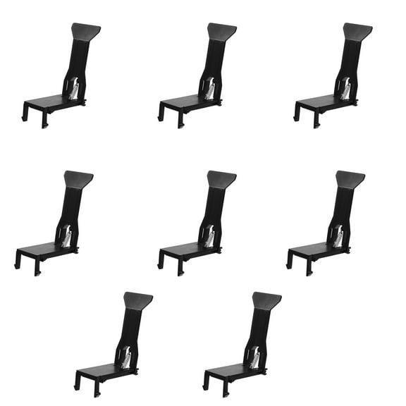 OFFIGAM Offigam Black Money Clips for Cash 8Pcs Securely Fastening Banknotes ABS