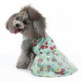 thumbnail image 4 of YUEHAO Dog Skirts for Small Dogs Girl Cute Pet Print Skirt Breathable Summer Sleeveless Shirt Comfortable Dog Shirt Breathable Dog Pet Dog Clothes (Green, L), 4 of 7